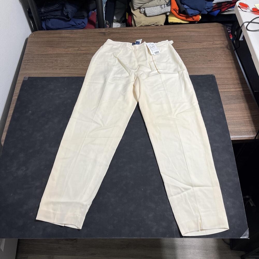 Ralph Lauren RRL Pants Women 14 Polo Wool Pleated Lined 80s Dress Pants Made USA